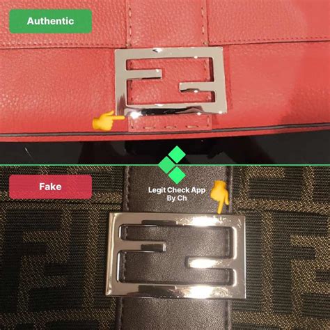 how to tell real fendi from fake|real vs false fendi.